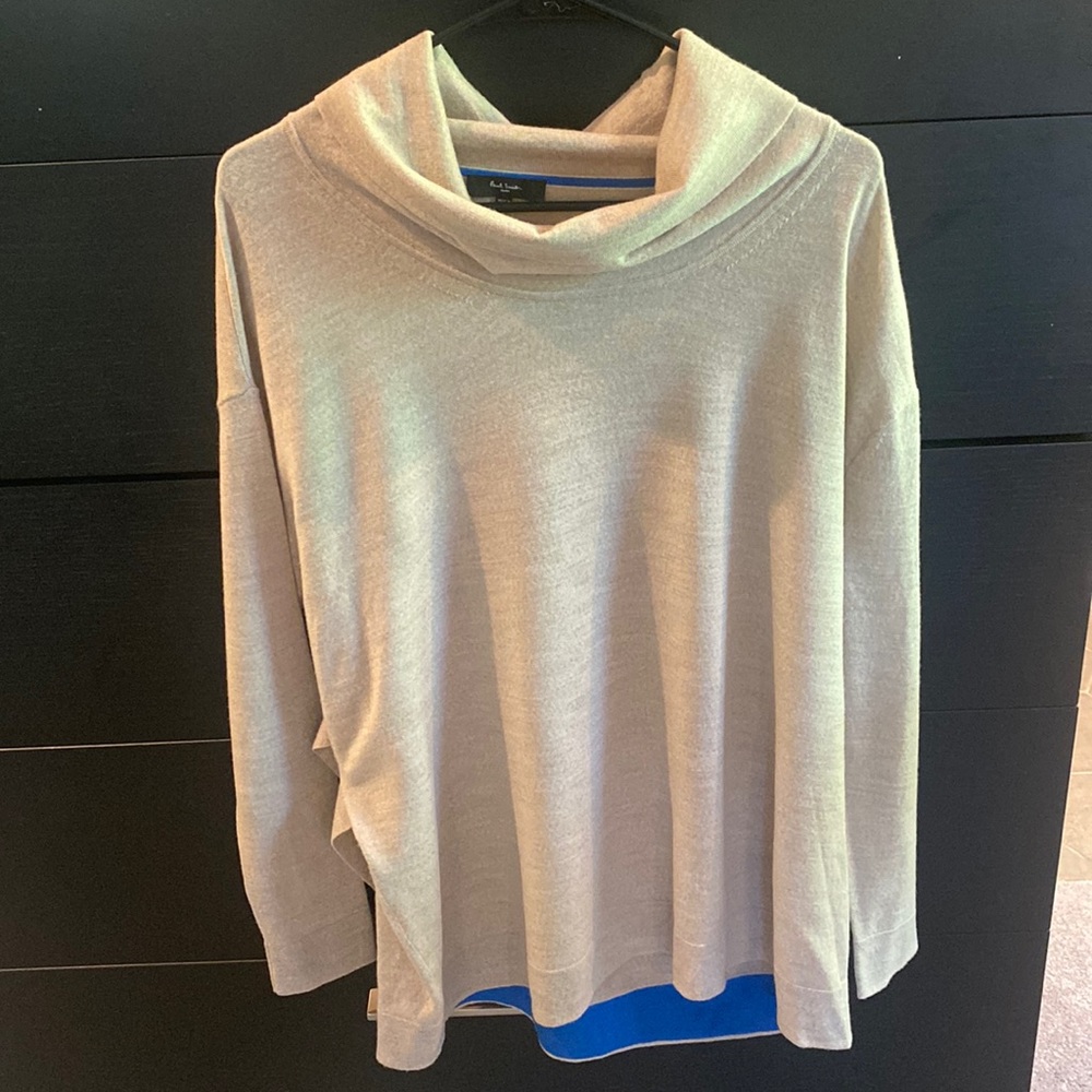 Women’s Khaki Oversized Paul Smith Black Label Turtleneck - S - Never Worn